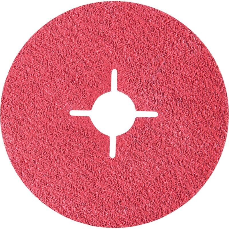 Sia Fiberscheibe Keramik 4560 Siabite 115mm K80 - Hochleistungs Keramik Schleifscheibe mit stabiler Unterlage, für Metal...