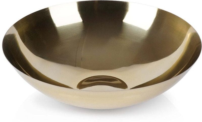 Thumbnail - Serving bowl in stainless steel with golden color 837425