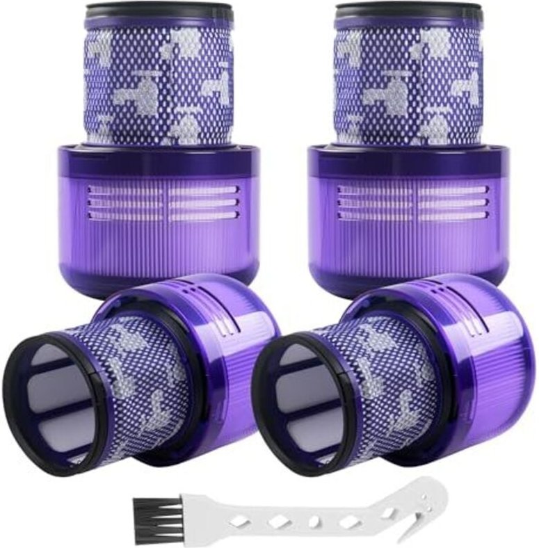 4er-Pack Dyson v11 Filter-Ersatzteile, kompatibel mit Dyson V11, V15, SV14, SV17, SV22 Staubsaugern, Typ Dyson v15 Detec...