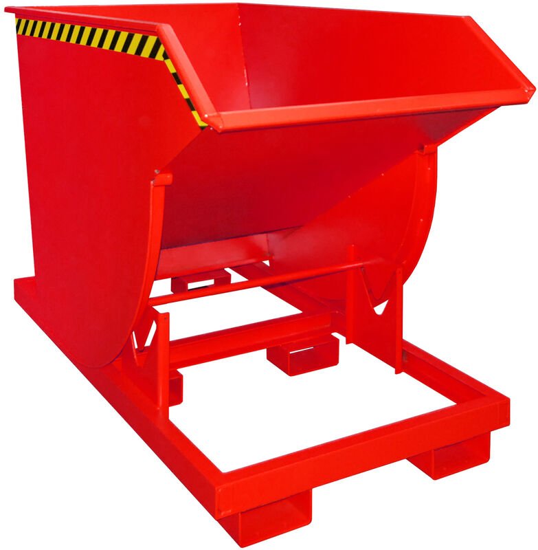 Bauer Kippbehälter BKM 100, lackiert, Feuerrot