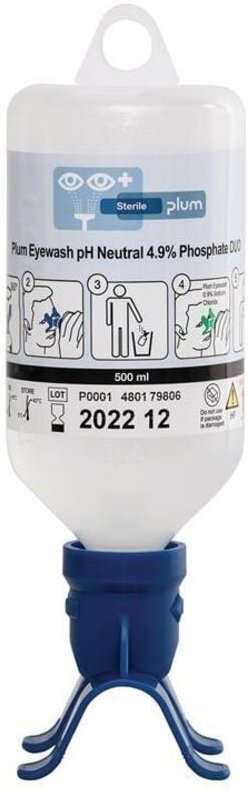 Augenspülflasche Duo 0,5l Spülzeit ca. 2min - Plum
