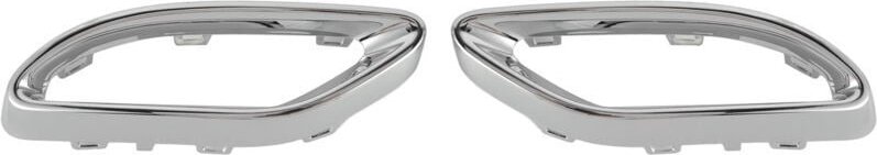 Ersatzblende für Auspuffblende in hellem Chrom für Mercedes-Benz ABCE GLC CLS-Klasse W177 W247 W205 W213 X253 C257