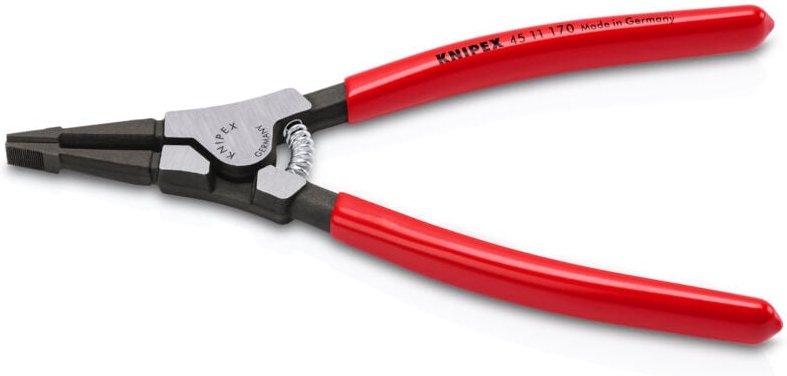 KNIPEX 45 11 170 SB Montagezange für Sprengringe auf Wellen mit Kunststoff überzogen brüniert 170 mm