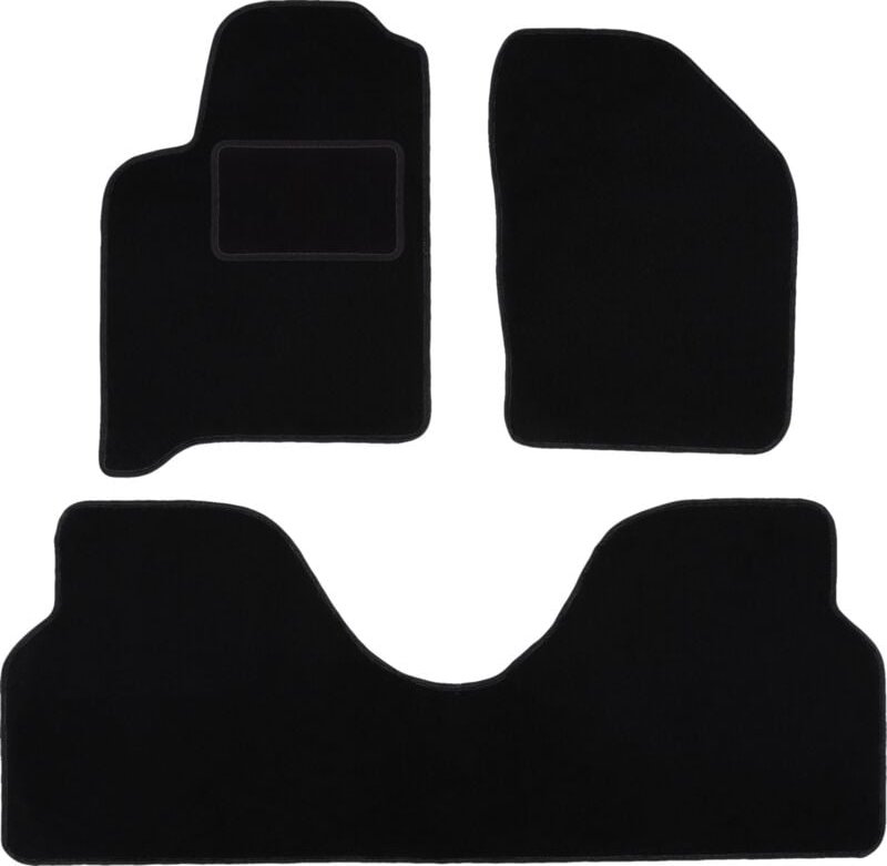 Schwarze Veloursmatten für: Renault Scenic I Minivan (1996-2003)