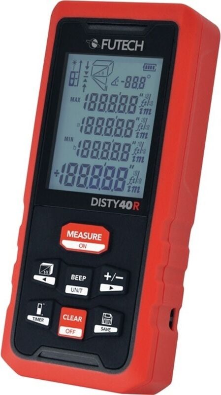 Futech - Laserentfernungsmesser disty 40 red 0,05 b.40m ± 2mm ip 54