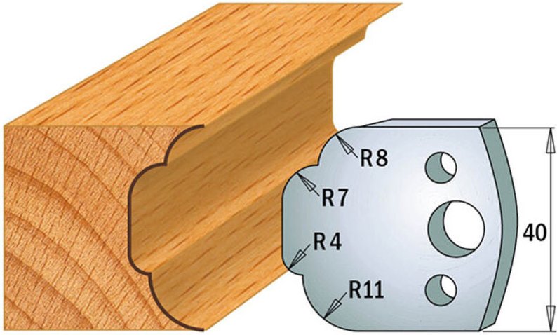 690.023 Paar SP-Messer 40x4mm