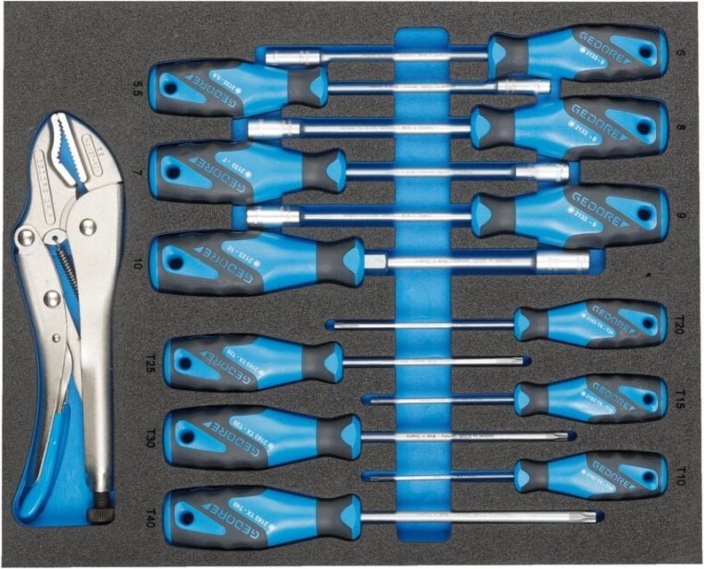 Ts CT2-2133-2163TX Werkzeugsortiment in 2/4 Check-Tool-Modul