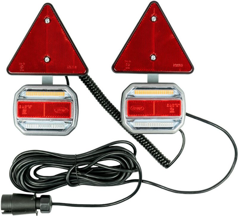 JBM54162 Magnetisches Set mit 2 LED-Leuchten und 2 Reflektoren