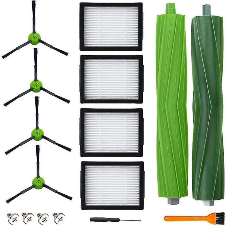 Thumbnail - Staubsauger-Ersatzzubehör für Roomba j7 j7+ i7 i7+ i7 Plus E5 E6 E7 8 i8+ i6 i6+ i3 i3+ i4 i4+Ersatzteile, 4 Filter, 4 S...