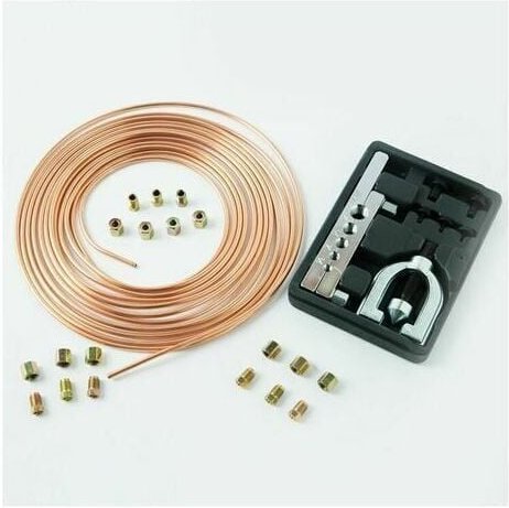 SNQ - Bremsschlauchspule - Aus Kupfer und Nickel - Mit einem Außendurchmesser von , rostfreier Schlauch,