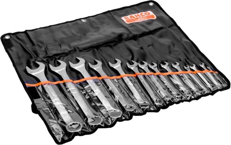 Satz metrische Ring-Maulschlüssel - 14-tlg./Kunststofftasche, 6-32 mm - Bahco