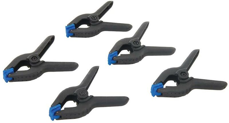 Federzwingen, 5er-Pckg. Länge: 100 mm, Backen: 40 mm