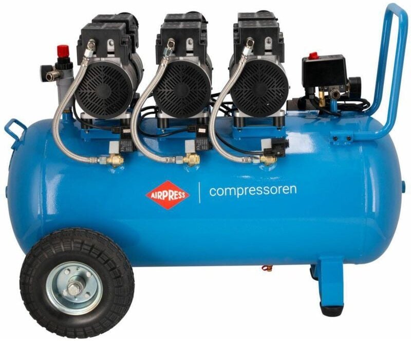 Kompressor airpress lmo 90-380 90l/3,0km bezolejowy 280l/min. cichy/8bar/2,25kw