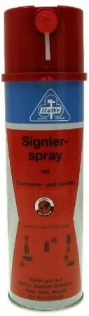 Signierspray rot 500 ml
