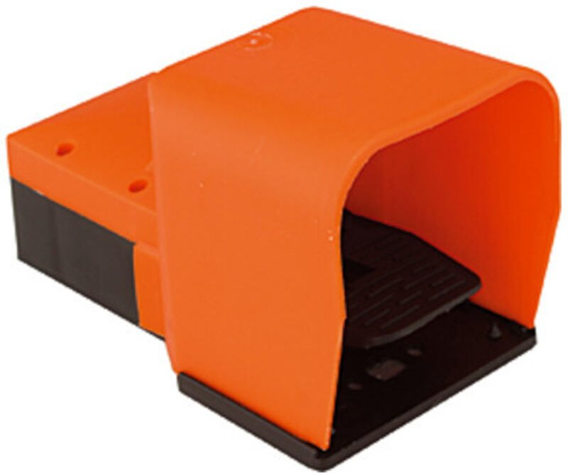 3/2-Wege Fußventil monostabil, nicht rastend, mit Fußschutz, 4 mm - Riegler