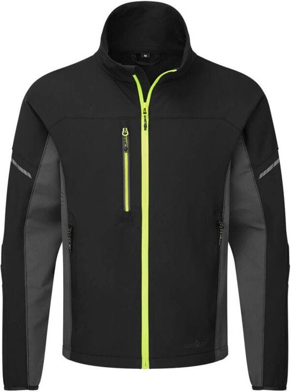 Thumbnail - EV4 Stretch Arbeitsjacke Portwest Regulär Schwarz XXL