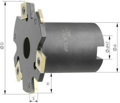 Thumbnail - Scheibenfräser mit Bund Z16 d 160 x10 mm
