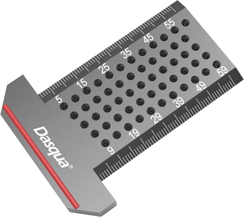 Dasqua 1804-5661 Taschenmarkierungs-T-Lineal Aluminiumlegierung 1 St.
