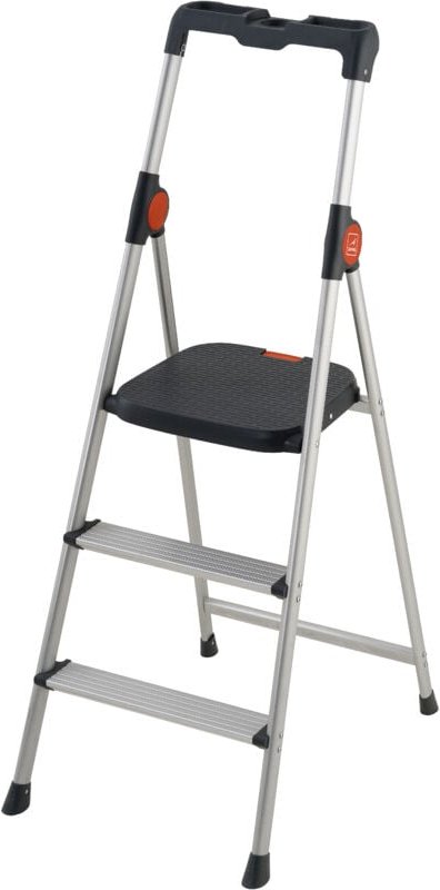 Gierre - Dekorstep ultraleichte Aluminium-Minileiter (4 Stufen) B444