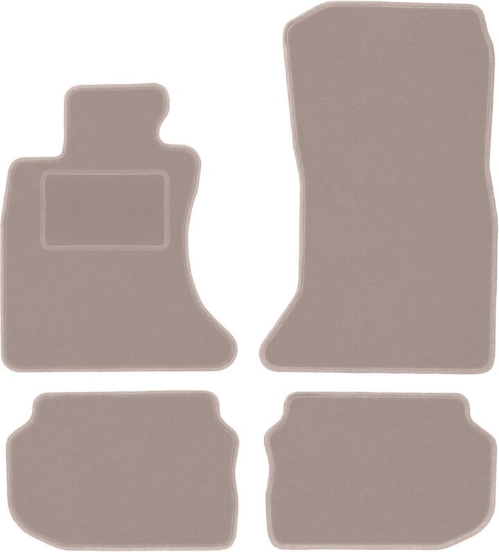 Beige Velours-Fußmatten für: BMW 5 F10 xDrive Limousine (2010-2013)