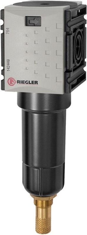 Filter »FUTURA-mini« mit Metallbehälter, 5 µm, bg 0, g 1/4, va - Riegler