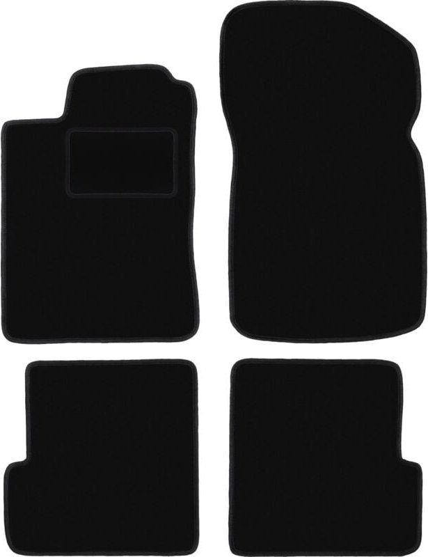 Schwarze Veloursmatten für: Renault Megane I Cabrio, Coupé (1995-2002)