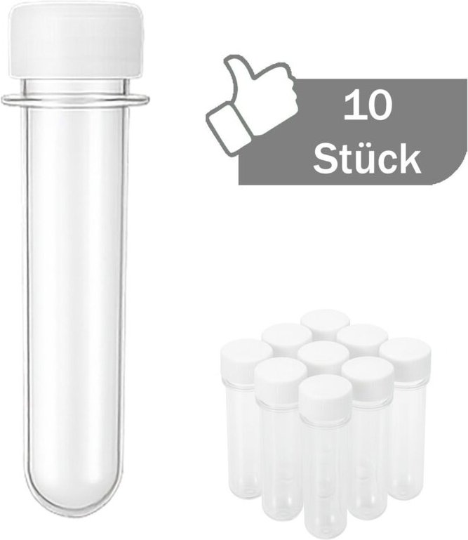 10 x Petling Geocaching 12 cm ohne Deckel Preform Rohling Behälter