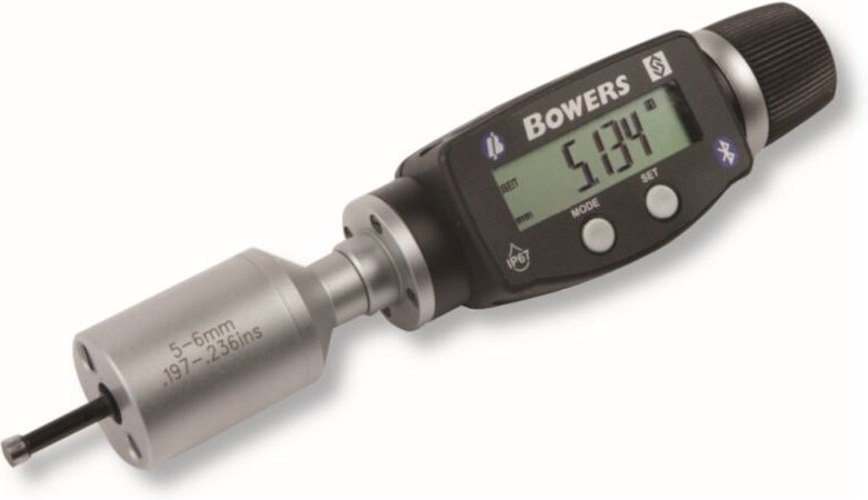 Ultra Präzision - Digital-Innenmessschrauben 3-Punkt xtd mit Einstellring 5 - 6 mm