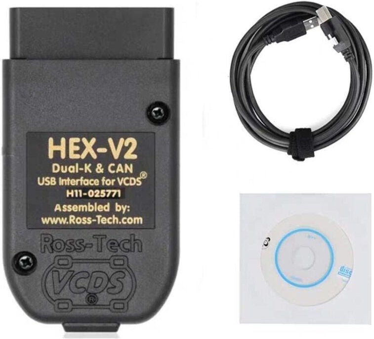 Tonchean - hex V2 vcds vag com 25.3 5053 Diagnosekabel für VW/AUDI/Skoda/Seat Auto Reader (Englisch)