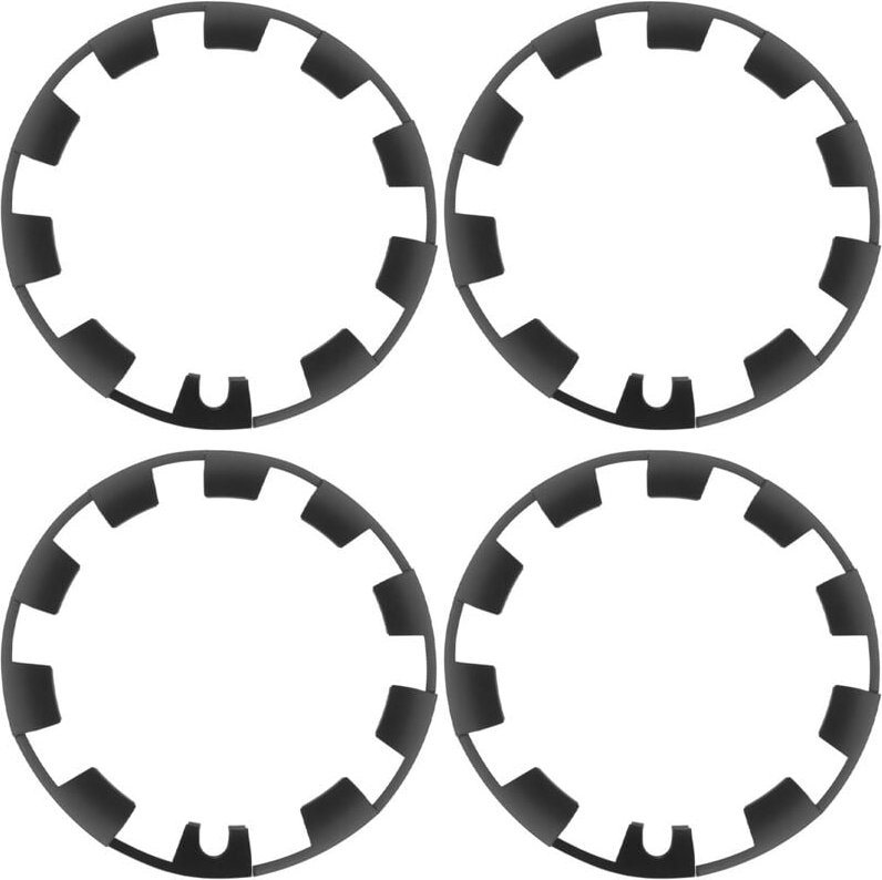 40 Stück 20 Zoll Nabenkappen-Patch, mattschwarz, kratzfest, Ersatz für Radkappen-Aufkleber, für Tesla Model y 2021 bis 2...