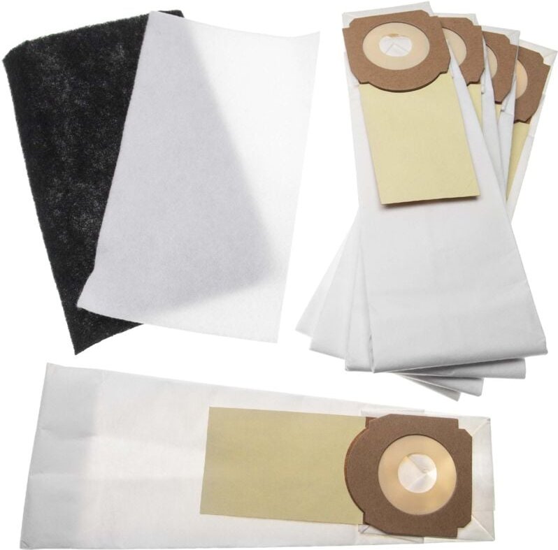 7-tlg. Filter + Beutel (Papier) Set kompatibel mit Hoover Athyss AS71 AS31011, SCST200F011, SCST220F011, SCST225FC011 St...
