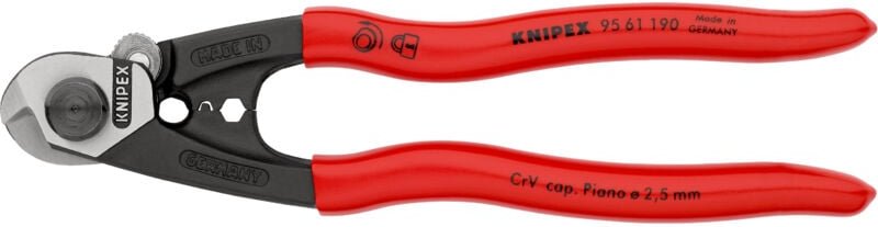 95 61 190 Drahtseilschere geschmiedet 190 mm - Knipex
