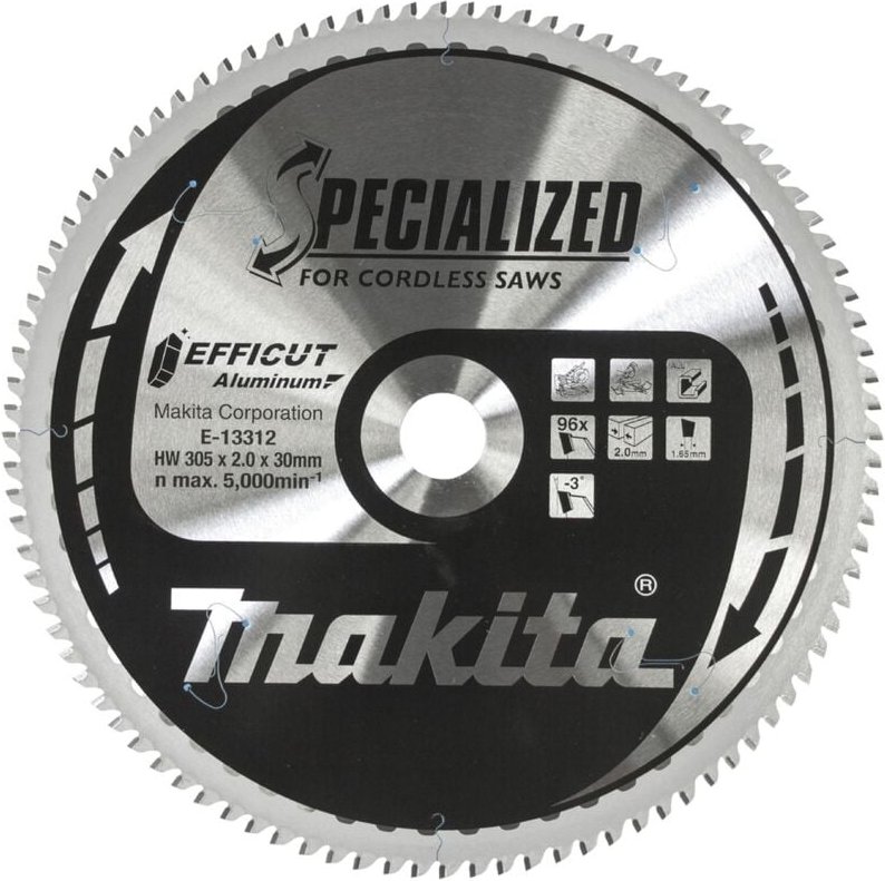 Sägeblatt efficut 305x2,0x30 mm, 96Z - Makita