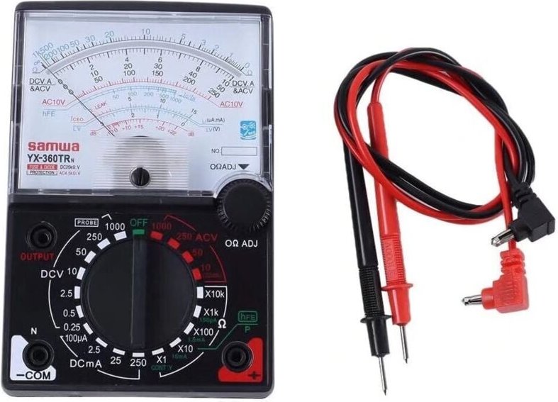 Fitags - Analoges Multimeter, Multimeter-Tester ac dc Voltmeter Amperemeter Ohmmeter Analoges Multimeter Spannungsstrom ...