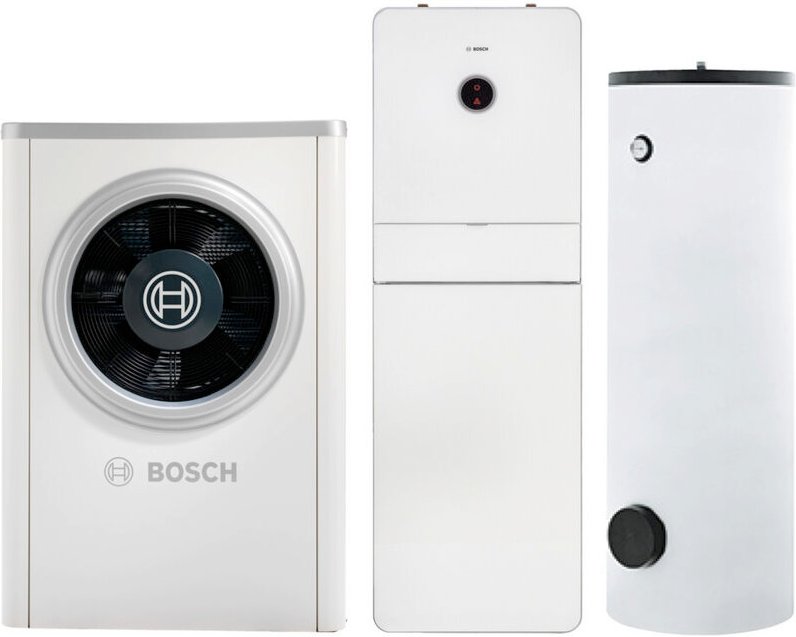 Bosch - Luftwärmepumpen-Paket bopa CS731 CS7001iAW9OR-S, awmb 9, HR300, inpa