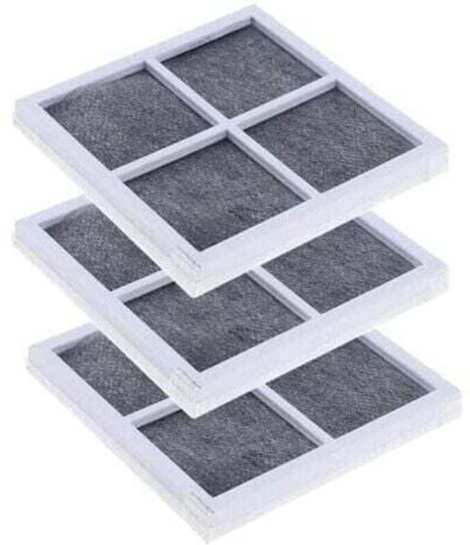 Kühlschrank-Luftfilter, 3-teiliger Ersatz-Frischluftfilter für Kühlschrank/Kühlschrank/Luftreiniger