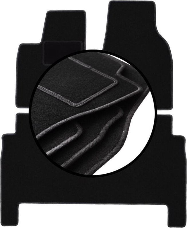 Komplettset Veloursmatten für: Tesla Model X SUV (2016-)