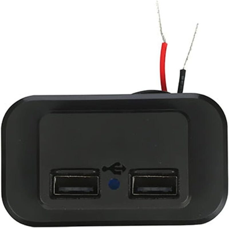 Dual-USB-Autoladegerät, 12 v, 24 v, 3,1 a, für Motorrad, Wohnmobil, lkw, atv, Boot, Auto, Wohnmobil, USB-C-Verlängerungs...