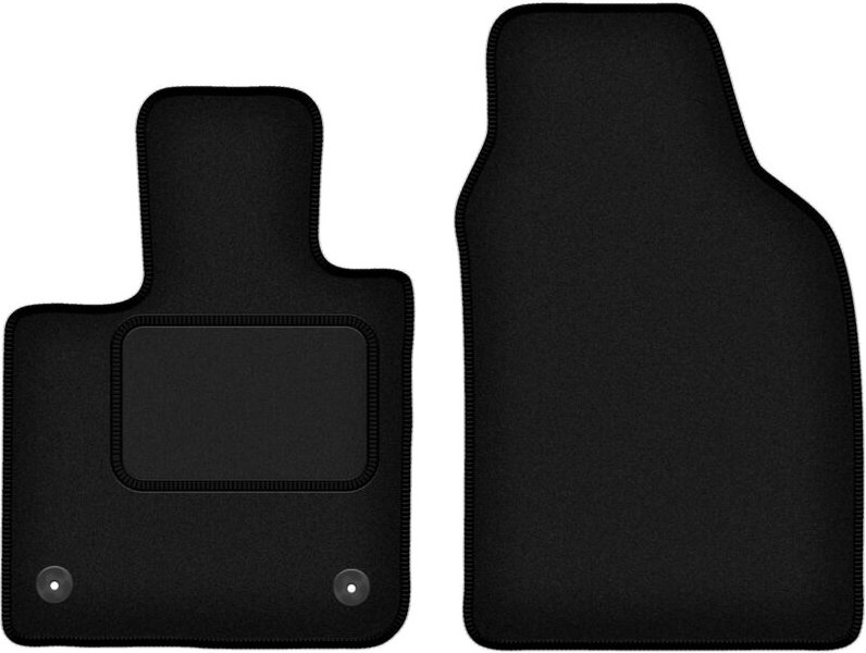 Vordere Matten schwarz für: Fiat E-500X / 500x Electric Crossover (2019-)