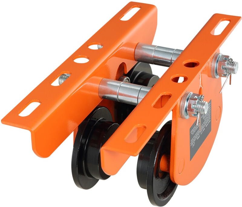 Mophorn - Elektrischer Hebezeug-Handwagen,2200lbs/1 Tonne Tragkraft,Schubträgerwagenmit Doppelrädern,einstellbare Träger...