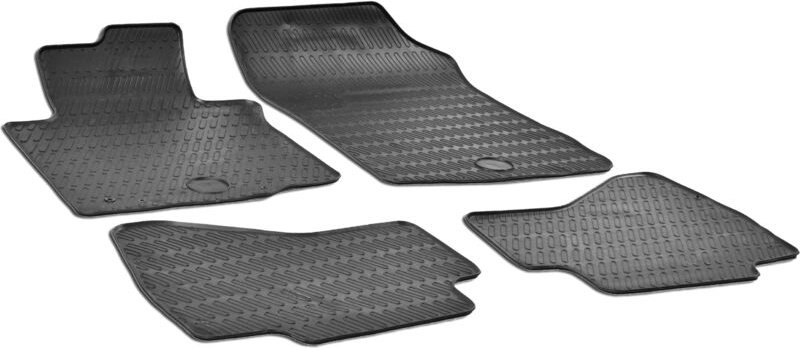 Gummimatten DirtGuard für Citroen C1 06/2005-09/2014, Peugeot 107 06/2005-2014, Peugeot 108 05/2014-Heute, Toyota Aygo 0...