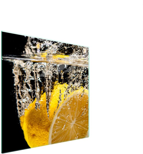 GLASSCHUTZPLATTE FÜR HERD 50x52 ZITRONE