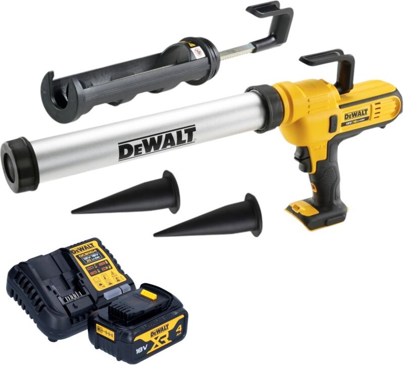 DeWalt DCE 581 M1K Akku Kartuschenpistole 18 V 310 ml + 1x Akku 4,0 Ah + Ladegerät + Koffer
