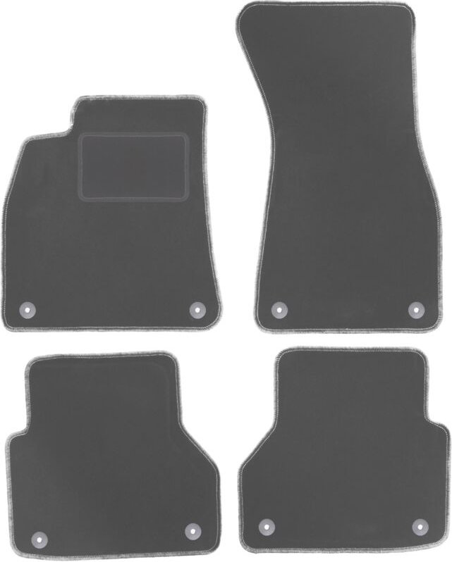 Graphit-Fußmatten für: Audi A6 C8 Avant, Kombi, Limousine (2018-)