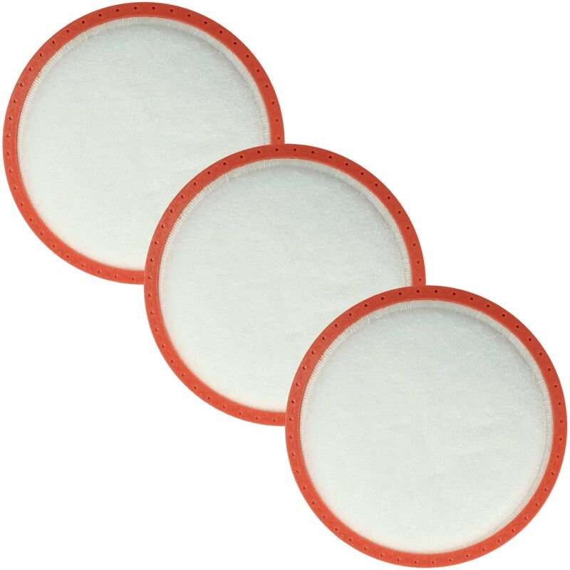 3x Vormotorfilter kompatibel mit Dirt Devil DD2750-0, DD2720-9, Pick Up Power, DD2750-1 Staubsauger - Motorschutzfilter ...