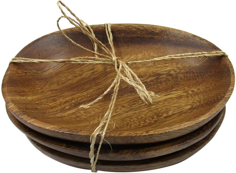 Signes Grimalt - Geschirr 3U Utensilien Brauner Akazienholzteller – 5 x 14 x 11 cm