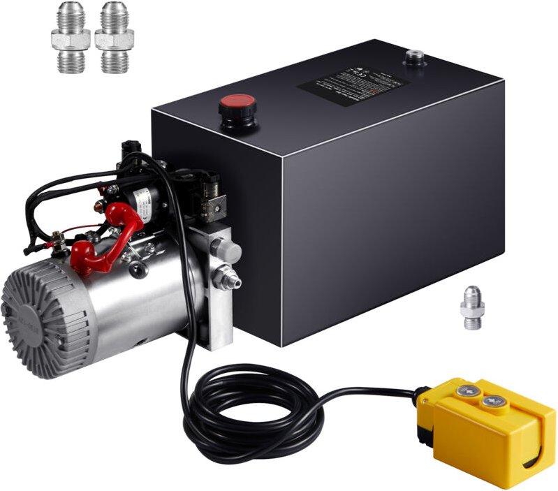 Mophorn - 15 Quart Hydraulikpumpe, doppeltwirkendes Aggregat, 0,91 gpm, 3200 psi max. Druck, dc 12 v Hydraulikpumpe für ...