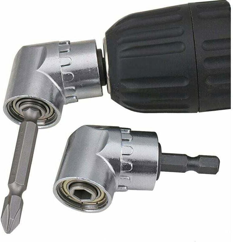 YMYNY Schraubendreher-Adapterhalter, 105-Grad-Winkelbohrer und Schraubendreher-Adapter, 1/4-Zoll-Sechskantschaft, Schrau...