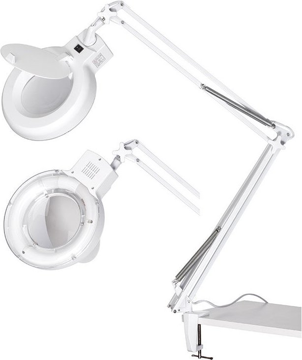 230 V Lupenleuchte Lupenlampe Werkstatt Flexibel Mit Tischklemme Fervi 0530