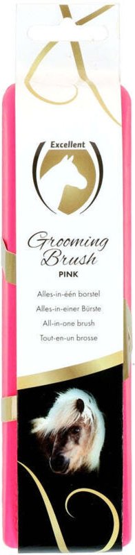 Excellent pferdepflegeburste mittelrosa